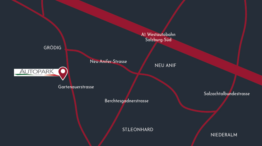 Karte Anfahrt Autopark Groedig